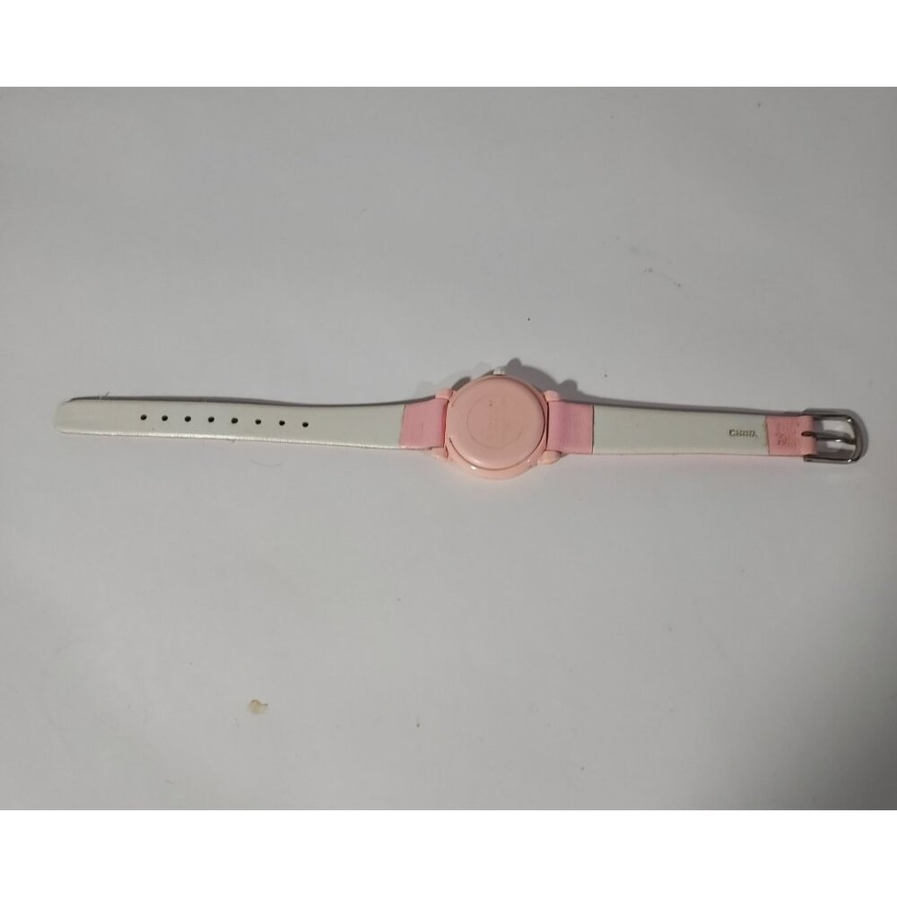 Minnie Mouse Walt Disney Quartz Ladies Girls Pink Watch Leather Band New Battery - Picture 9 of 10